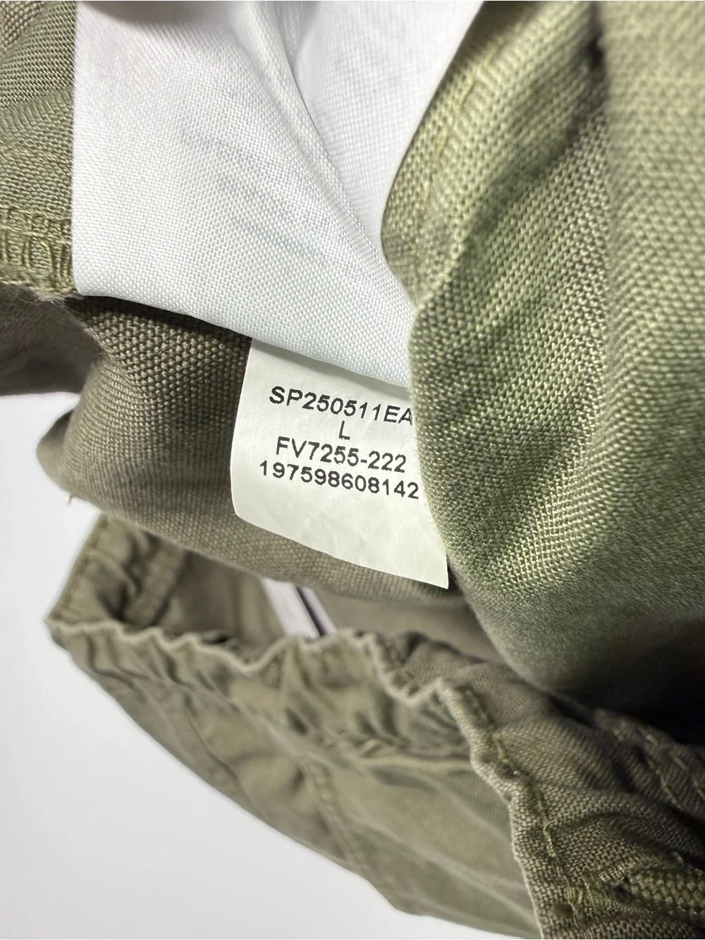 Jordan Essential Chicago Cargo Pants FV7255 -222 Men’s L Olive Retail $110 NWT